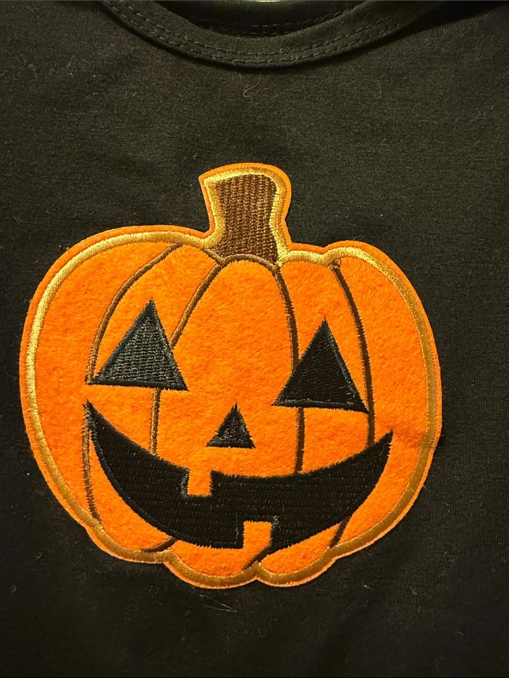 Black and Orange Pumpkin Tutu Baby Costume Bodysuit